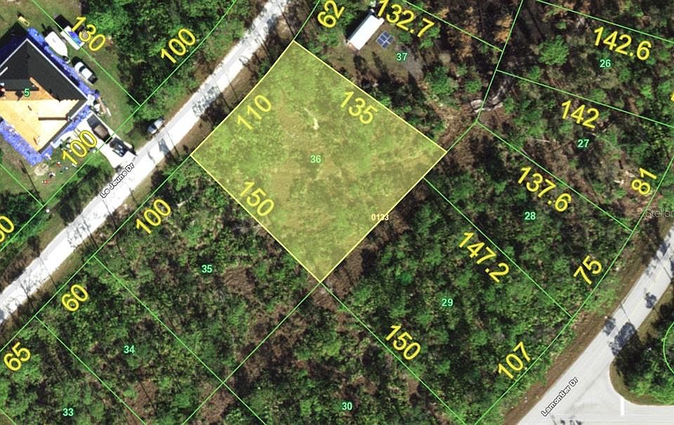 1st image of 12206 LE JEUNE DRIVE LOT 36