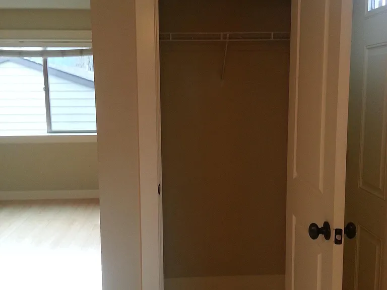 The coat closet.