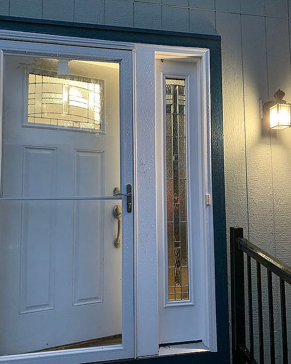 Fiberglass front door