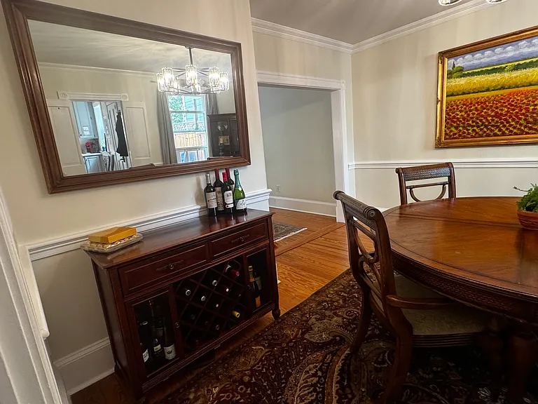 Dinning room looking toward front living room.