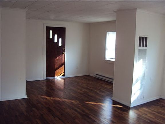 Living room facing the front door