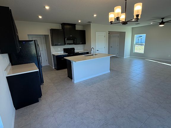 Kitchen and living room