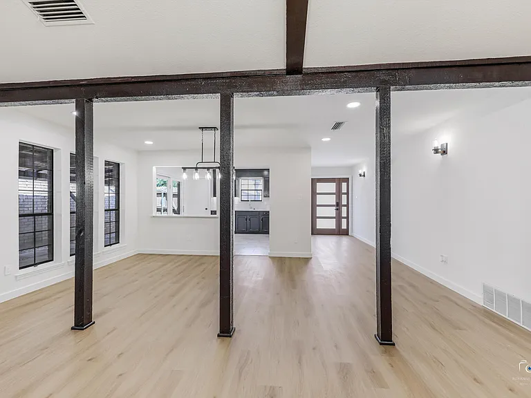 View of formal dining and foyer
