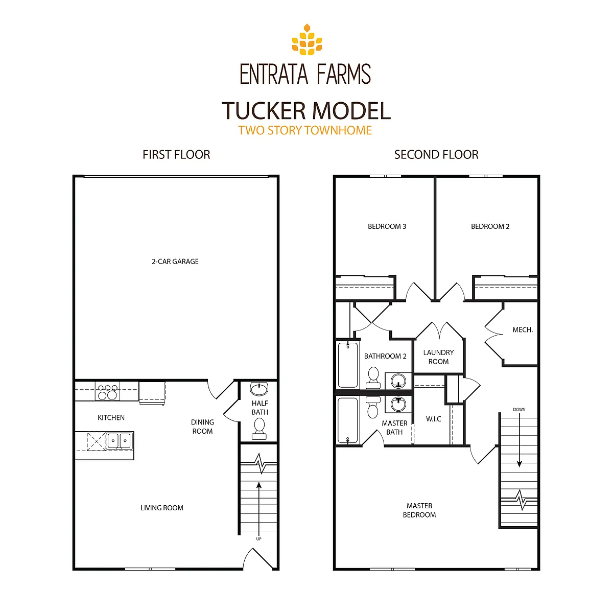 Floor plan 2-Story Tucker