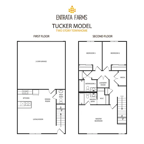 Floor plan 2-Story Tucker
