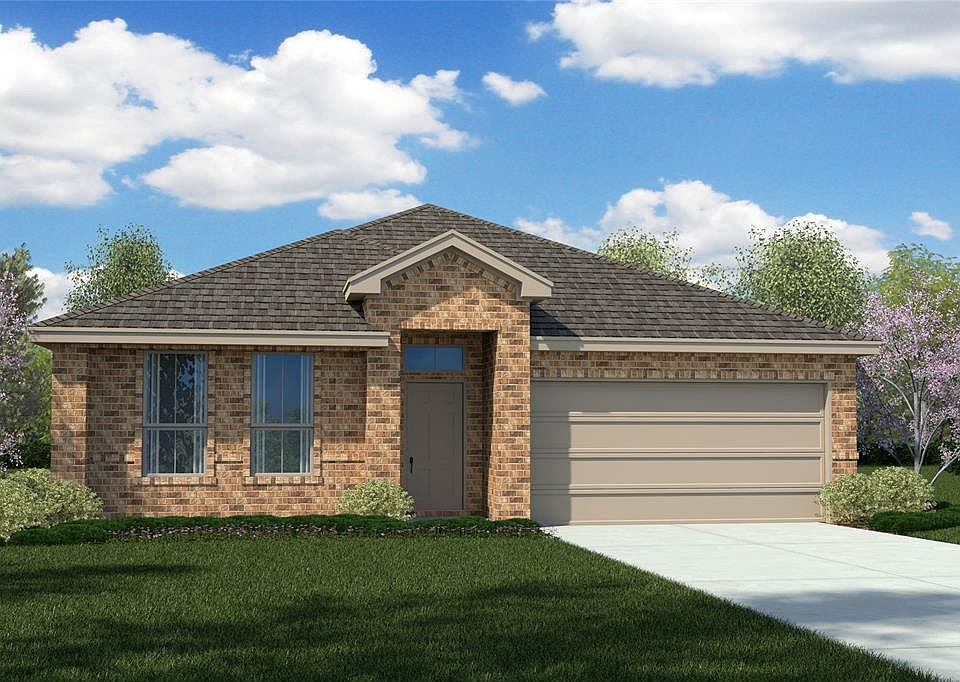 D.R. Horton''s Carlsbad floorplan, elevation A - All Home and community information, including pricing, included features, terms, availability and amenities, are subject to change at any time without notice or obligation. All Drawings, pictures, photographs, video, square footages, floor plans, elevations, features, colors and sizes are approximate for illustration purposes only and will vary from the homes as built.