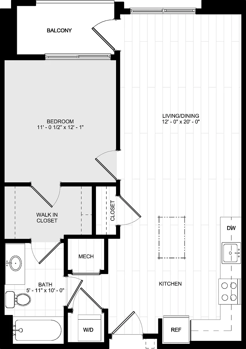 Floor plan A1G