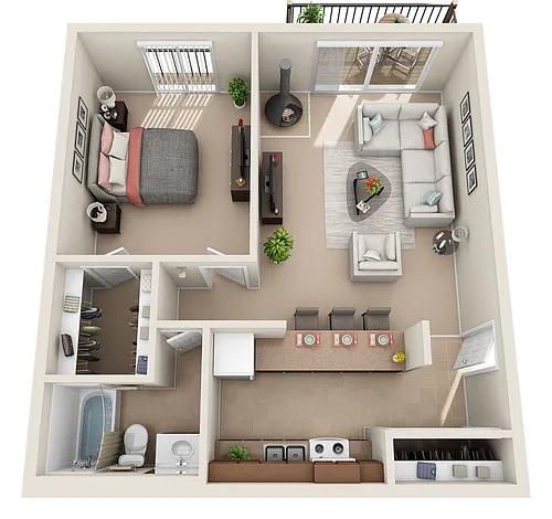 Floor plan Capri