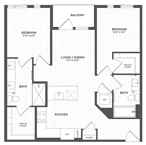 Floor plan 2E1