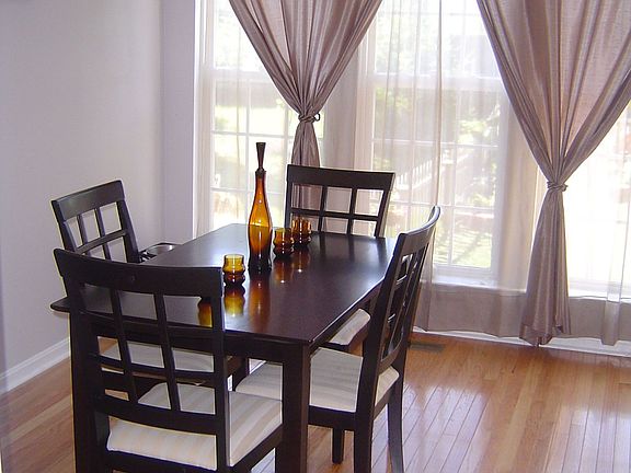 Eat In Kitchen with Hardwood Floors