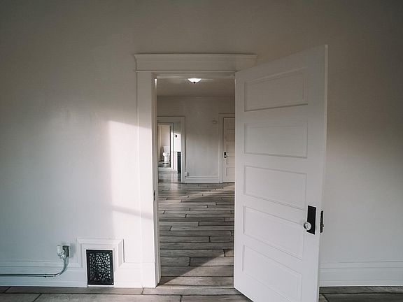 view from bedroom to rest of apartment