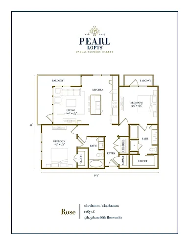 Floor plan Rose