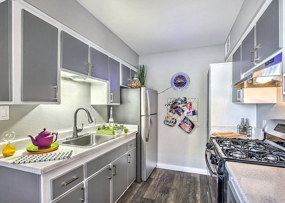 The Neon Apartment Kitchen