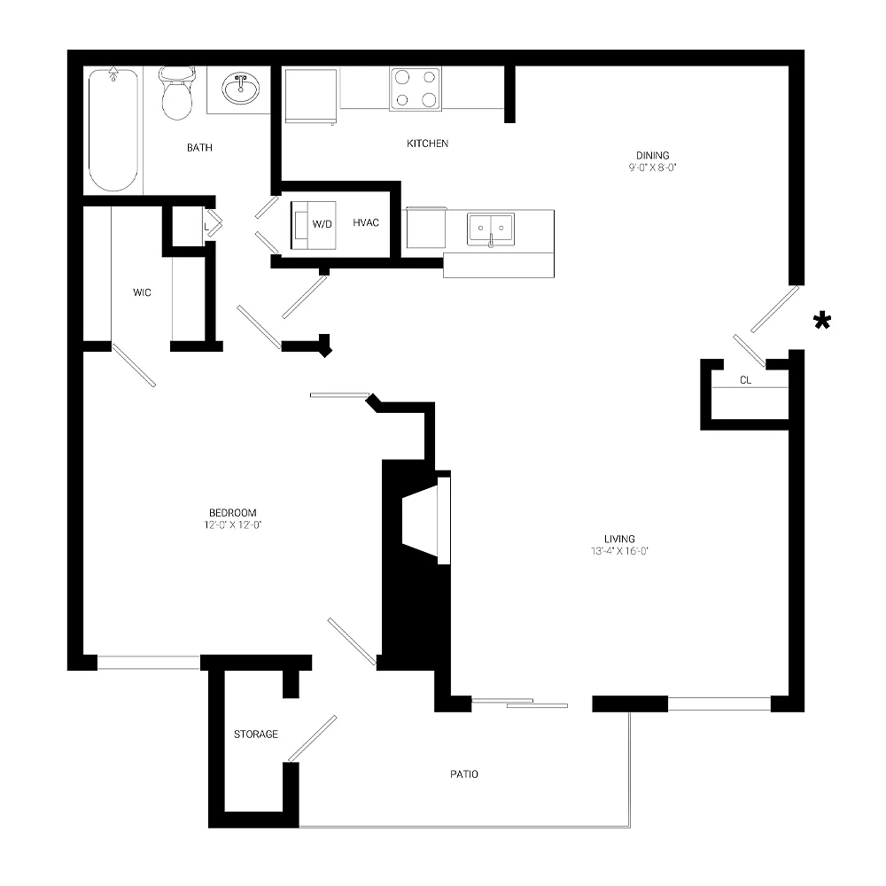 Floor plan The Jefferson