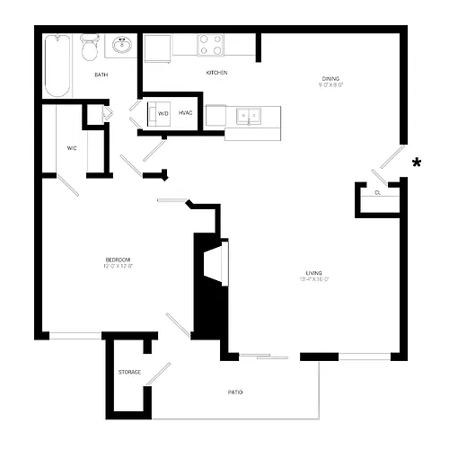 Floor plan The Jefferson