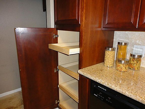 Designer cabinets in kitchen