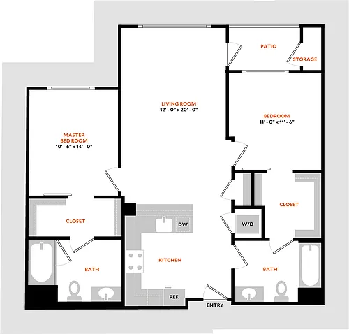 Floor plan Plan 2C