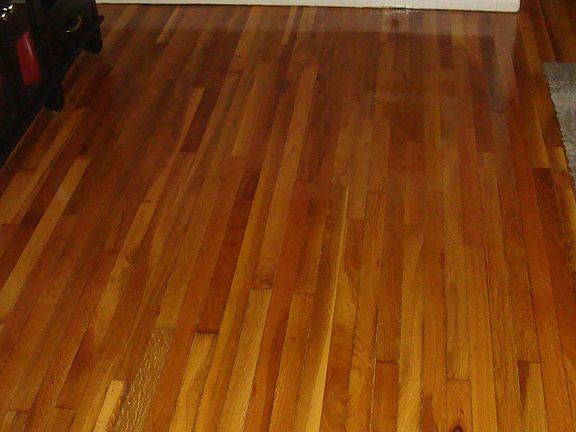 Beautifully re-finished hardwood floors throughout the house
