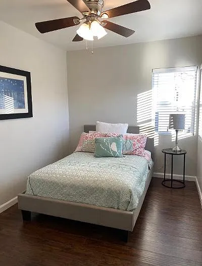 Small Bedroom. Full-size bed shown in picture.