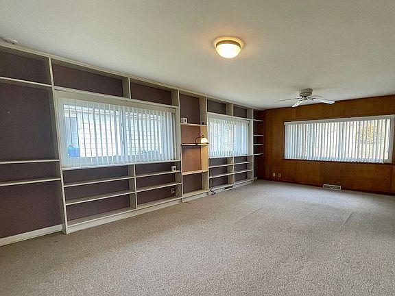 Living room with built in's