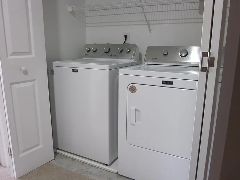New Maytag Washer and Dryer conveniently located upstairs.