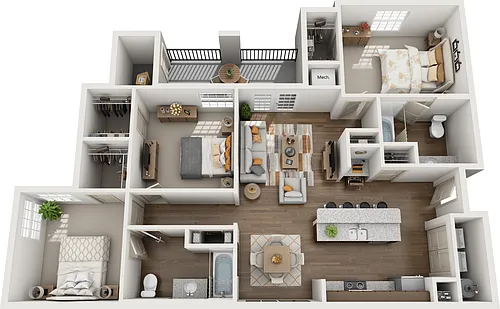 Floor plan C1
