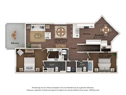 Floor plan Pine Ridge