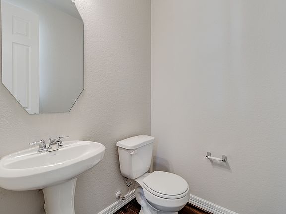 First floor powder room