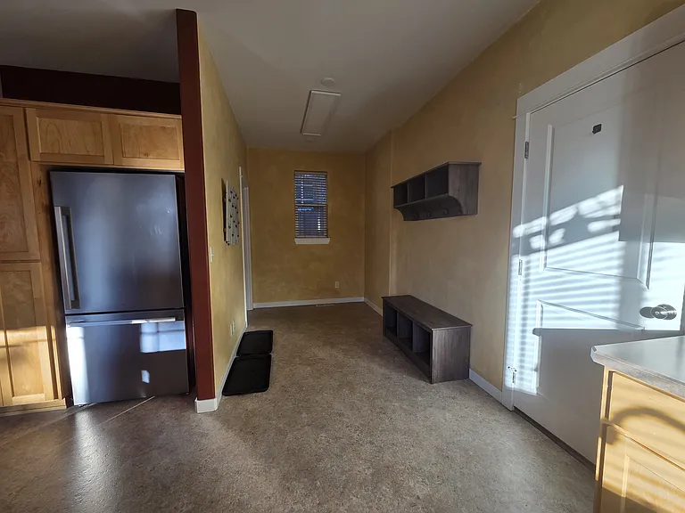 View of mudroom from kitchen