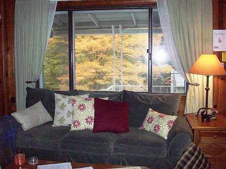 Large windows with picturesque views