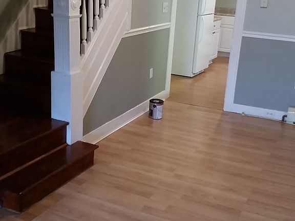 Open living room/dining room