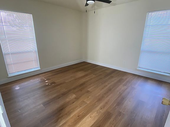 All new vinyl wood type floors.