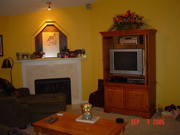 Marble fireplace with custom mantle