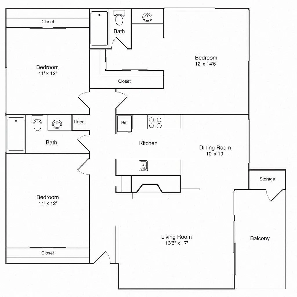 Floor plan 3X2