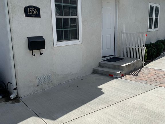 apt A entry address plaque & mail box