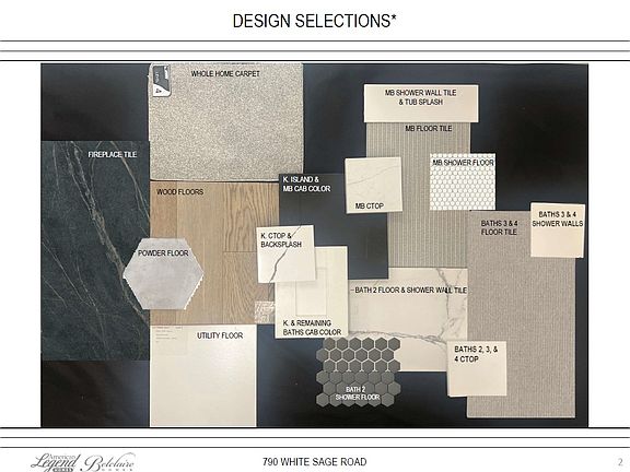 Representative Photo of Design Selections for 790 White Sage Road