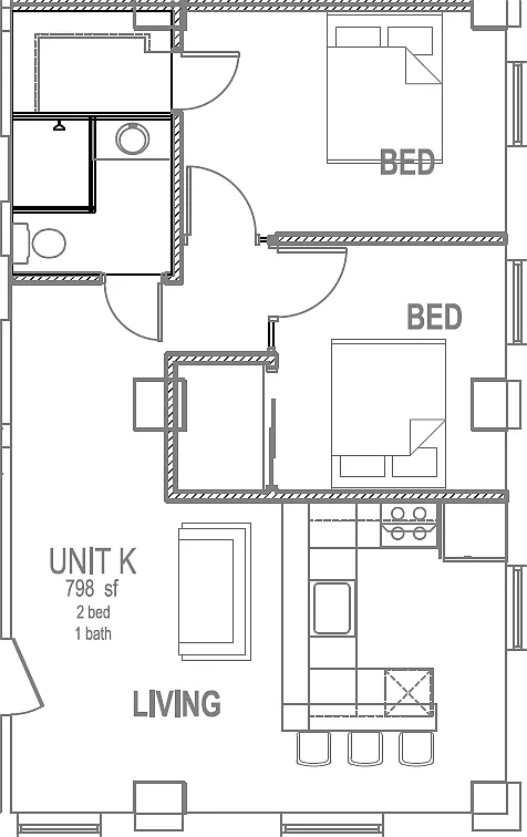 Floor plan K