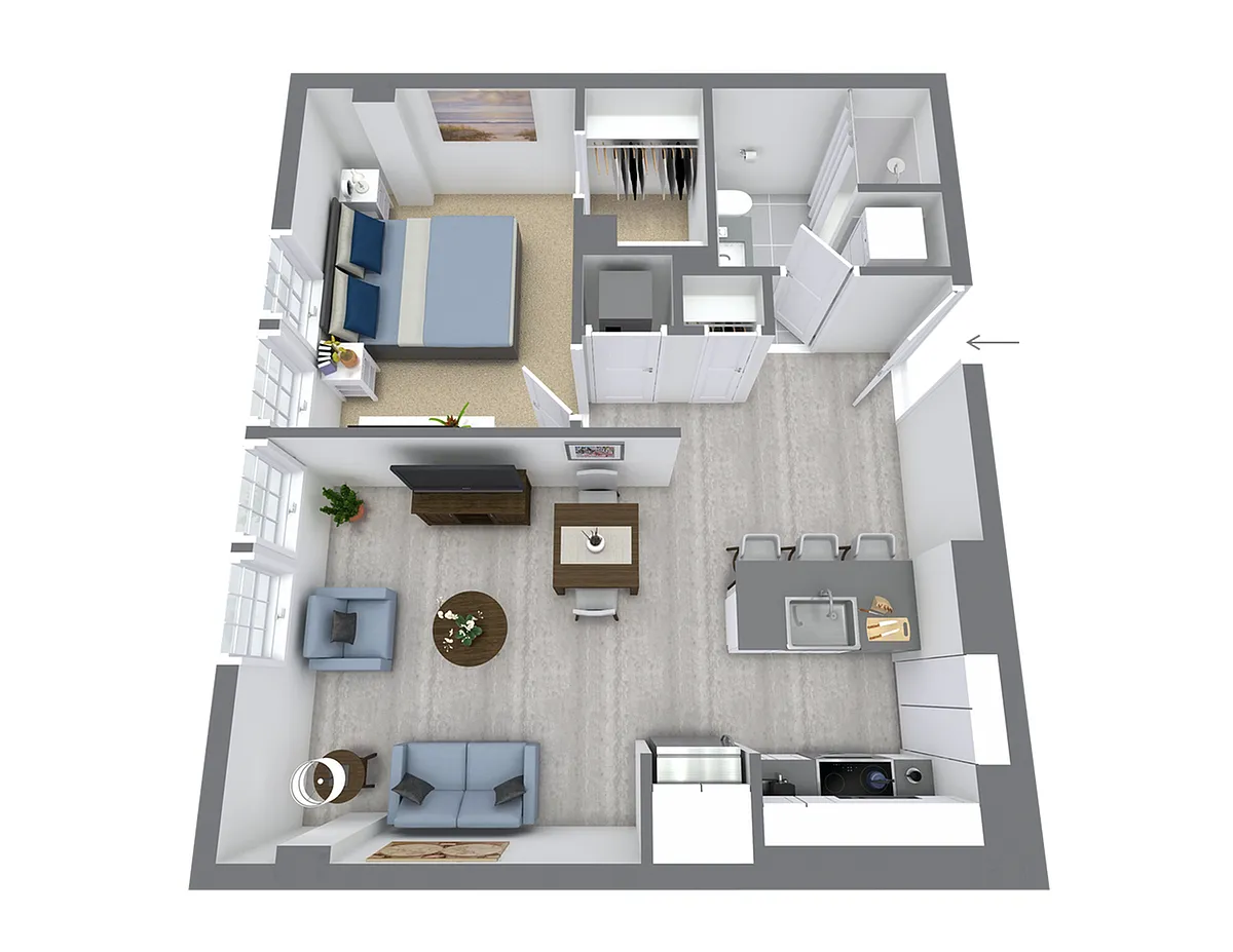 Floor plan B8