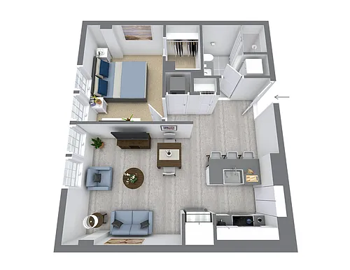 Floor plan B8