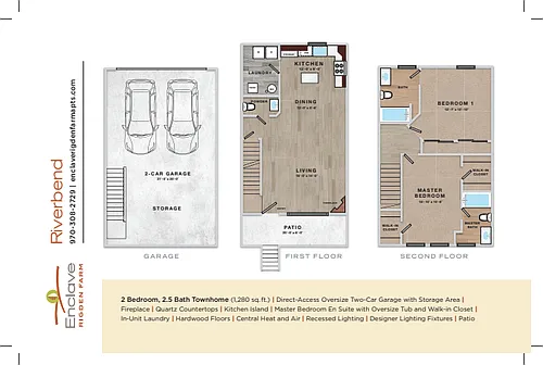 Floor plan 2x2.5 - 1280 sqft - NB3