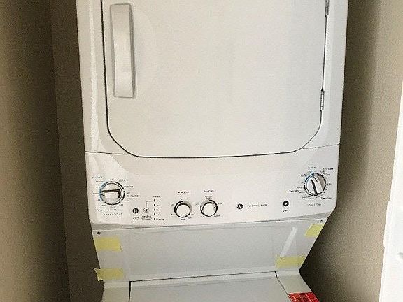 stacked washer dryer