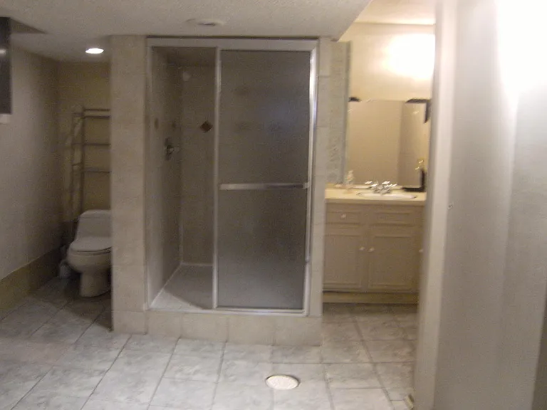 3/4 bathroom in basement