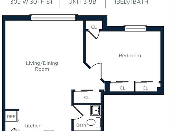 2nd image of 309 W 30th St APT 3B
