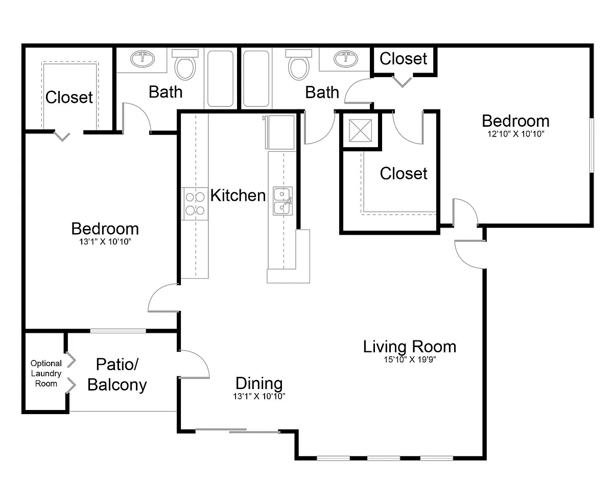 Floor plan Sanibel-T