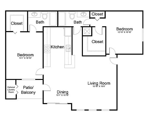 Floor plan Sanibel