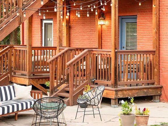 Shared back patio