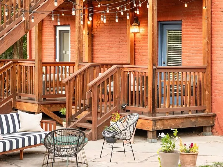 Shared back patio