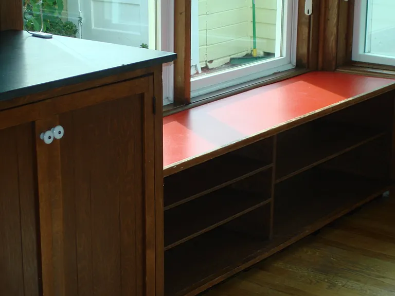 Window Seat in the Breakfast Room