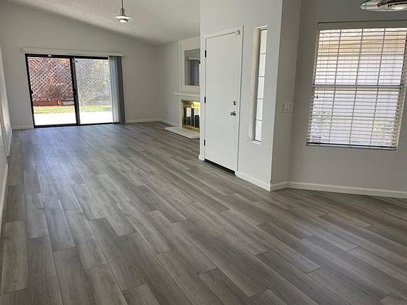 View from dining room area to the living room