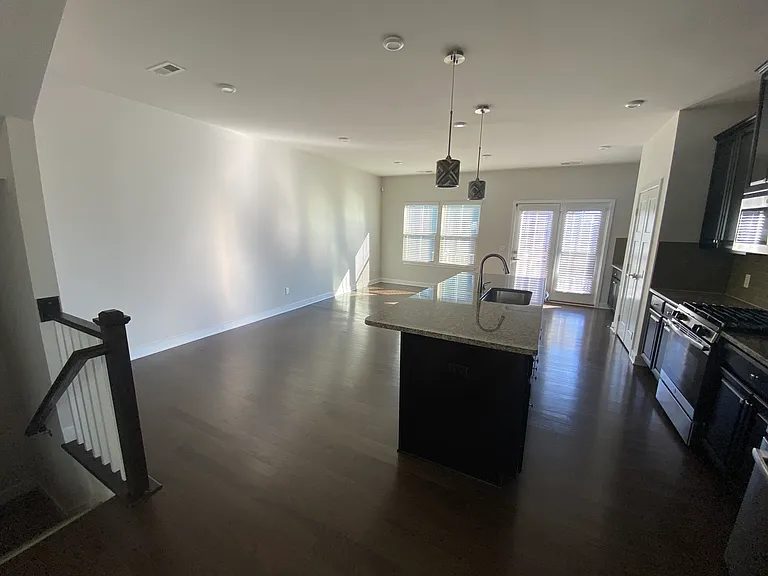 Kitchen with large island for additional seating